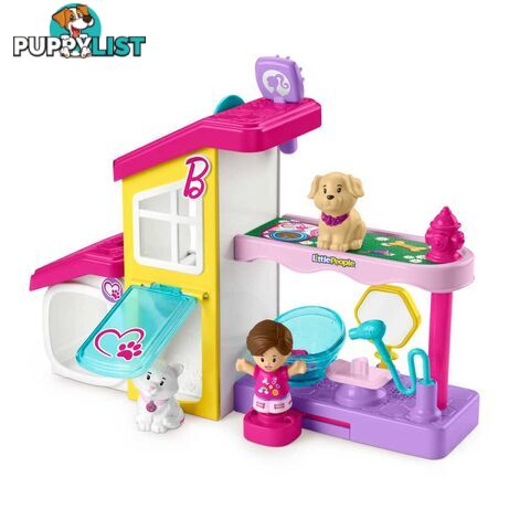 Barbie® Play and Care Pet Spa by Little People® - Mahjw76 - 194735096671