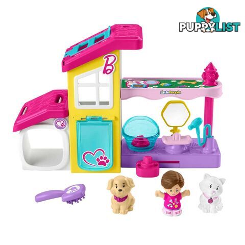 Barbie® Play and Care Pet Spa by Little People® - Mahjw76 - 194735096671