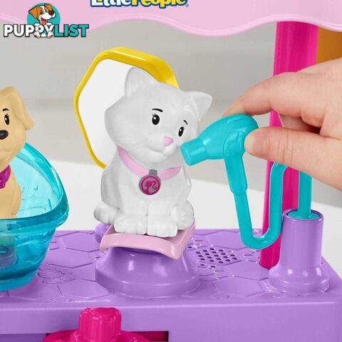 Barbie® Play and Care Pet Spa by Little People® - Mahjw76 - 194735096671