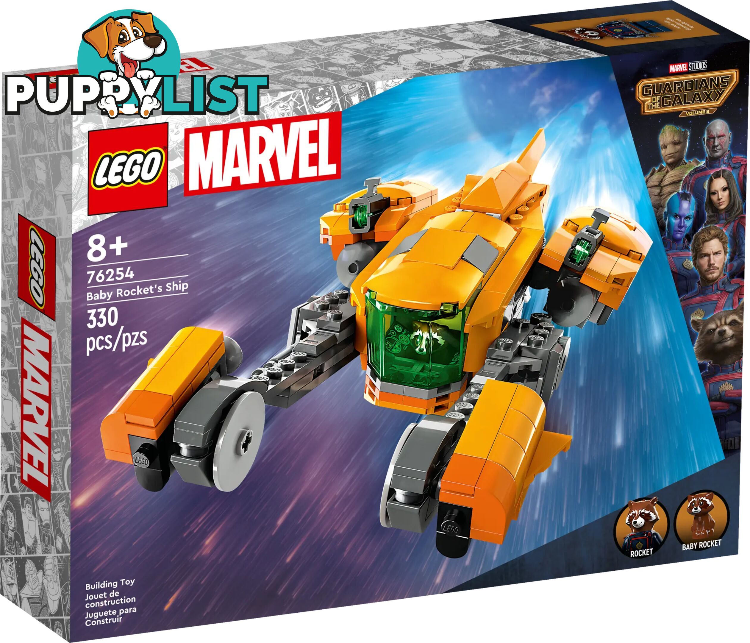 LEGO 76254 Baby Rockets Ship - Super Heroes Marvel Guardians of the Galaxy Volume 3 - 5702017419718