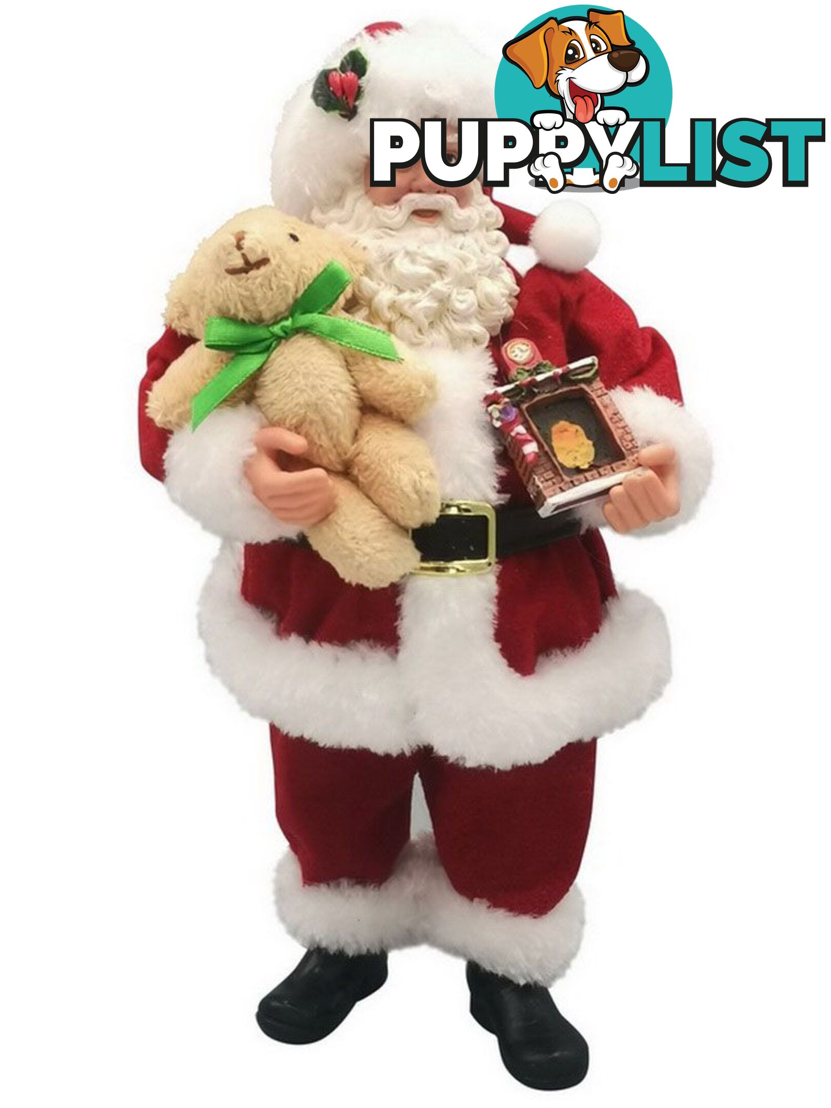 Cotton Candy - Xmas 28cm Standing Santa Clause Teddy - Ccxrs05 - 9353468015750