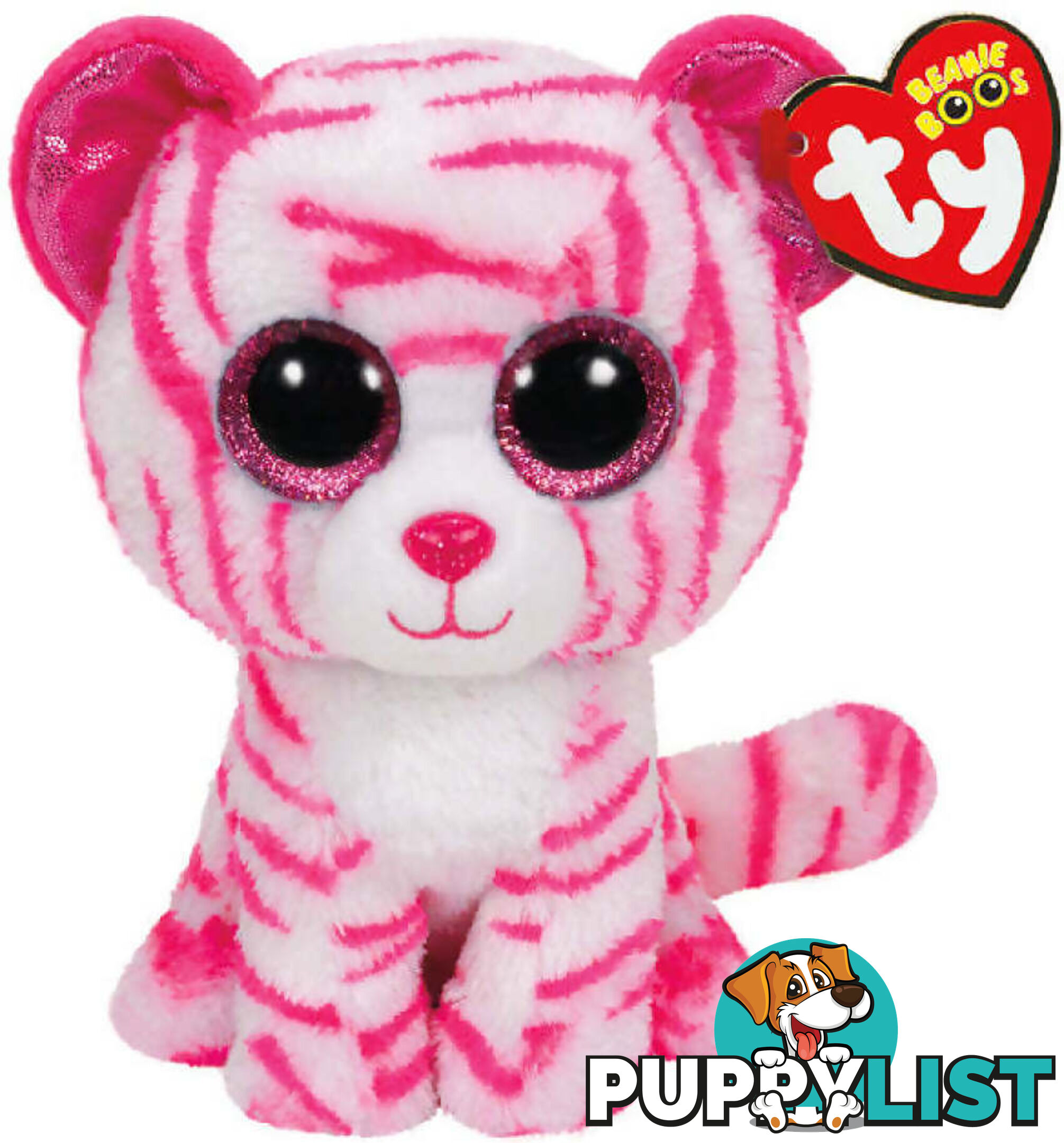 Ty - Beanie Boos - Asia The White Tiger Small 15cm - Bg36180 - 008421361809