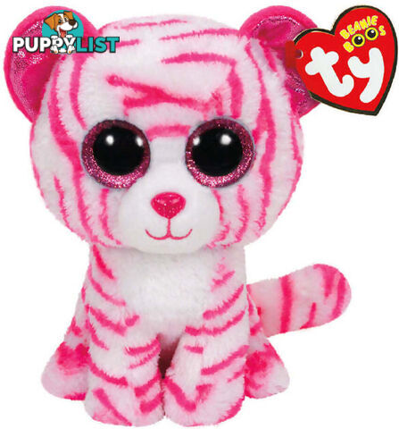 Ty - Beanie Boos - Asia The White Tiger Small 15cm - Bg36180 - 008421361809