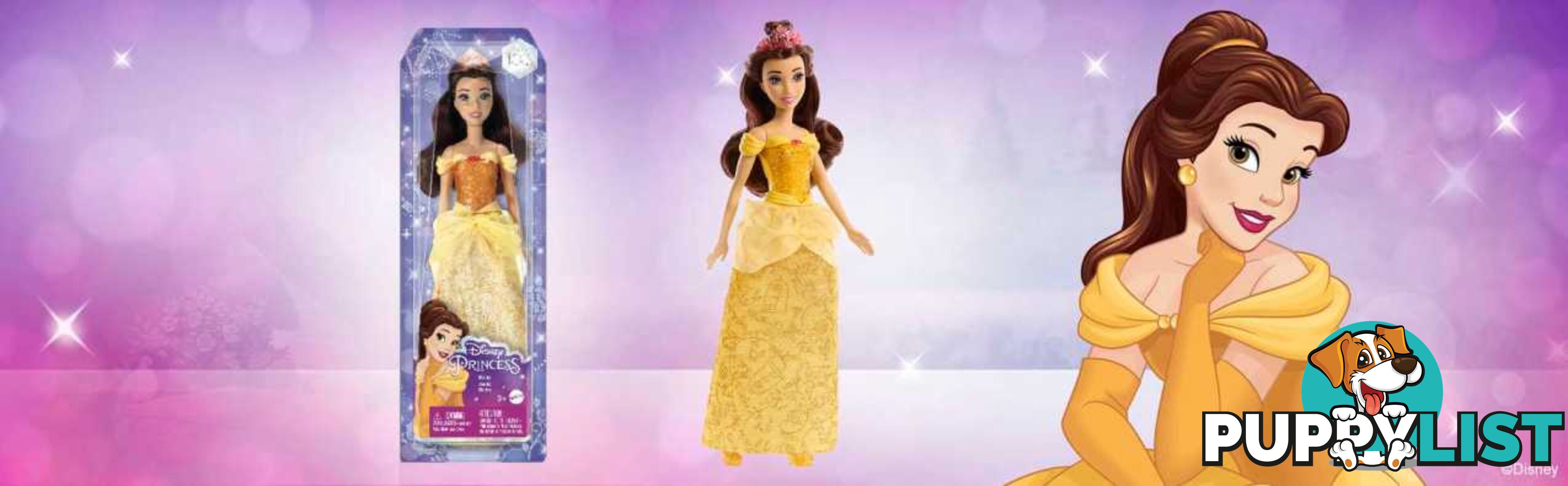 Disney Princess Belle Fashion Doll - Mahlw11 - 194735120345