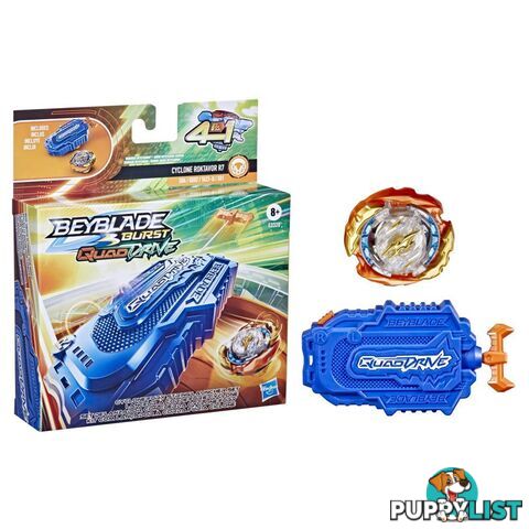 Beyblade Burst Quaddrive Cyclone Fury String Launcher Set - Hbf3320asoo - 195166153117