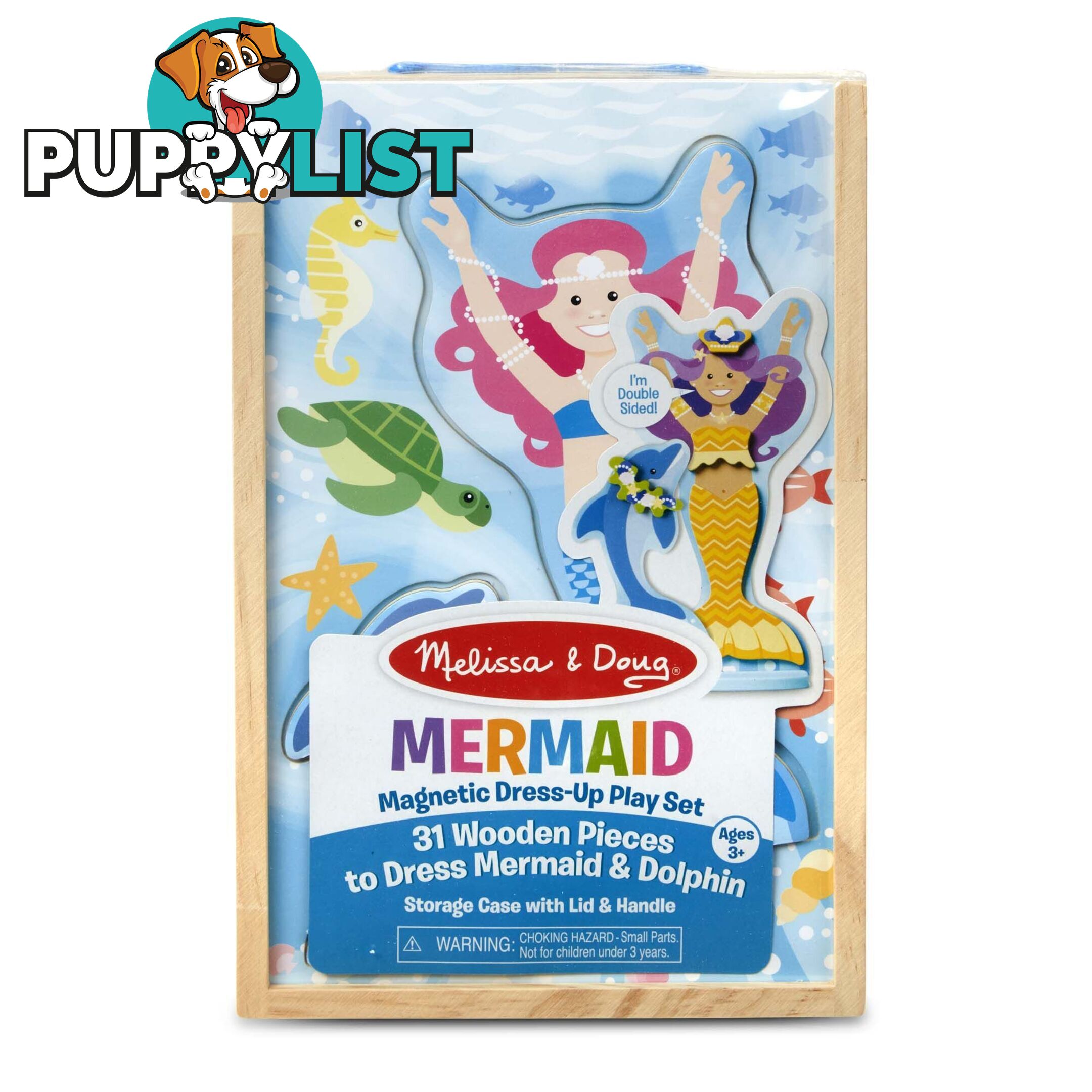 Melissa & Doug - Mermaid Magnetic Dress-up Play Set Mdmnd30320 - 0000772303200