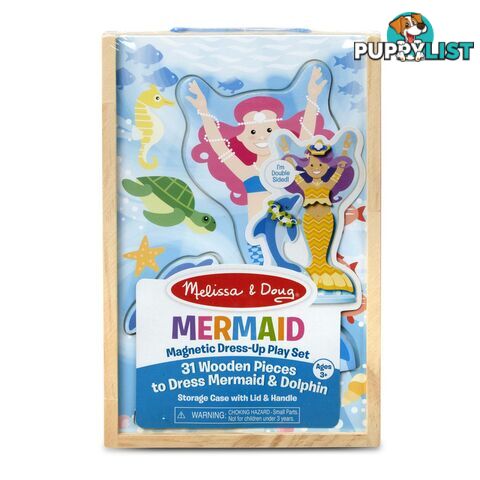 Melissa & Doug - Mermaid Magnetic Dress-up Play Set Mdmnd30320 - 0000772303200