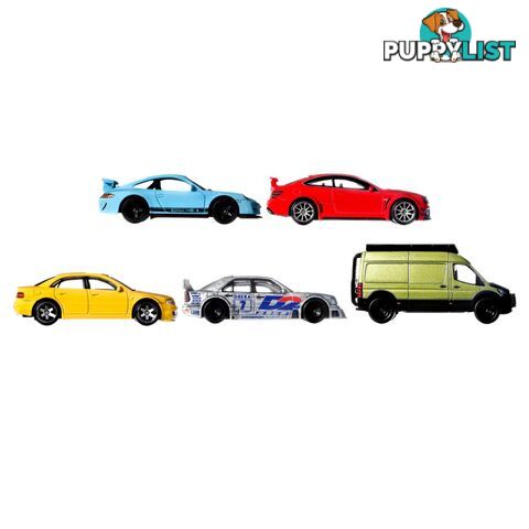 Hot Wheels® - Premium Car Culture Deutschland Design Container Set 5-pack - Mahff41 - 194735039036