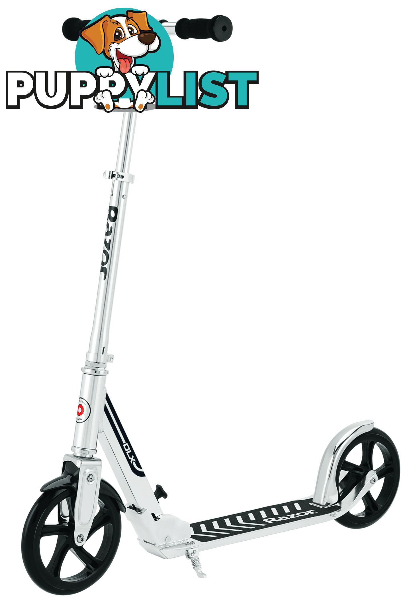 Razor A5 Dlx Scooter Silver - 845423018276