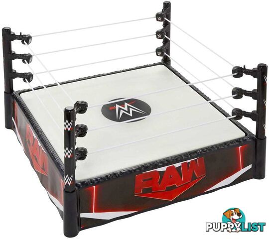 Wwe - Wwe Superstar Ring Playset With Spring-loaded Mat & 4 Event Apron Stickers (14-inch) - Mattel - Mahln13 - 194735115549