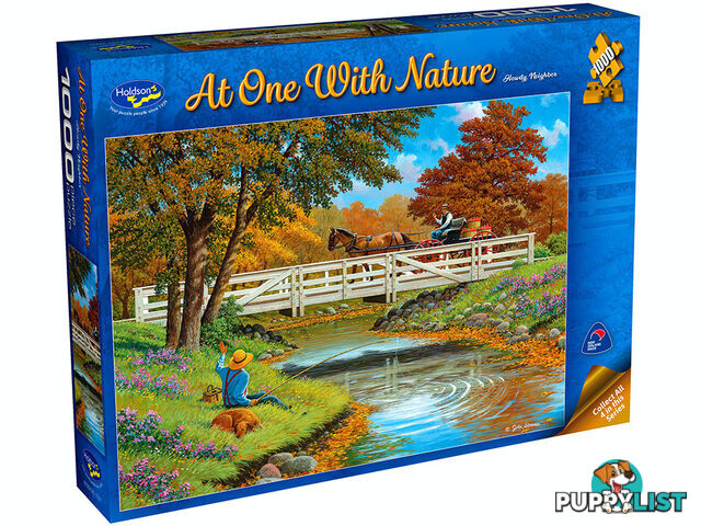 Holdson Jigsaw Puzzle - At One With Nature Howdy Neighbor 1000 Piece Jigsaw Puzzle Hol772315 - 9414131772315