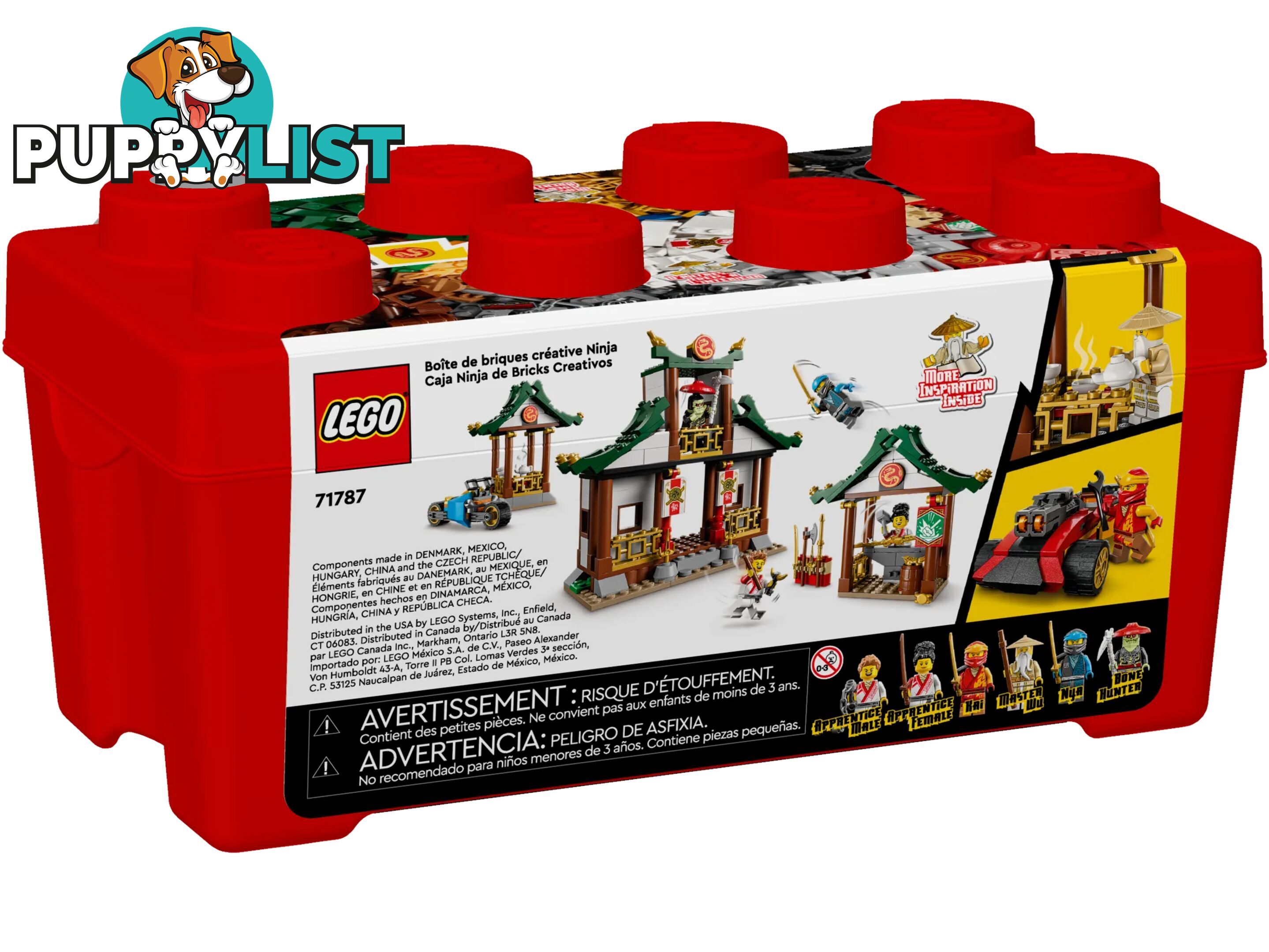 LEGO 71787 Creative Ninja Brick Box - Ninjago - 5702017413037