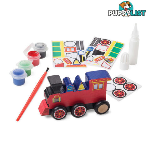 Melissa & Doug - Created By Me! Train Wooden Craft Kit - Mdmnd8846 - 000772088466