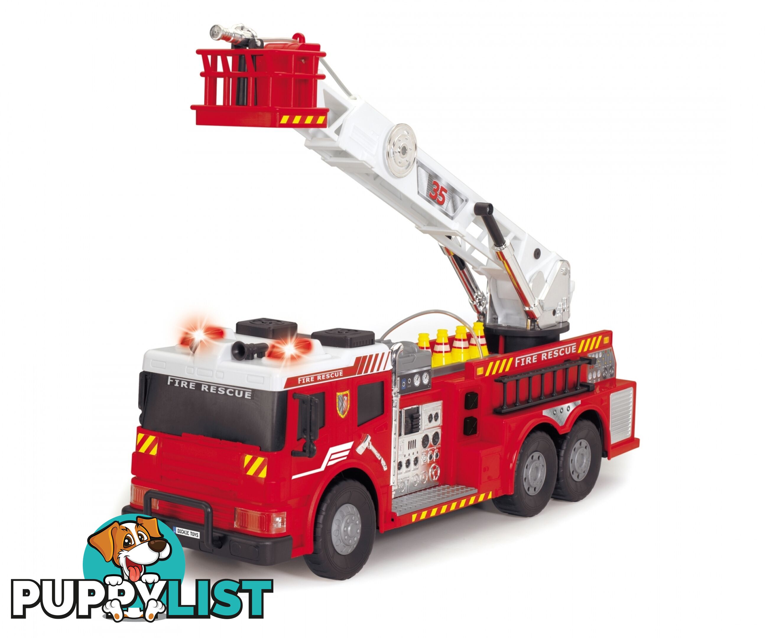 Dickie Toys RC Fire Truck Vehicle - ART66440 - 4006333069093