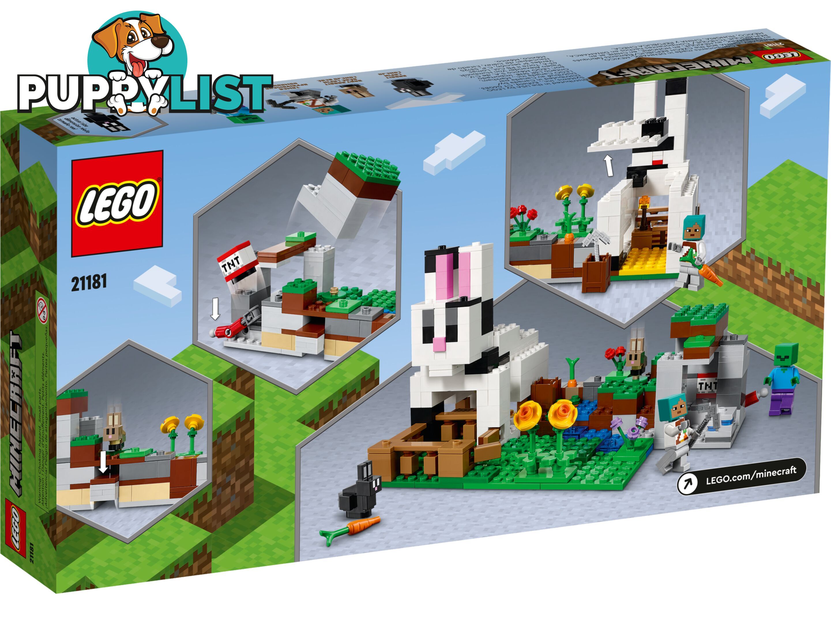 LEGO 21181 The Rabbit Ranch - Minecraft - 5702017156606