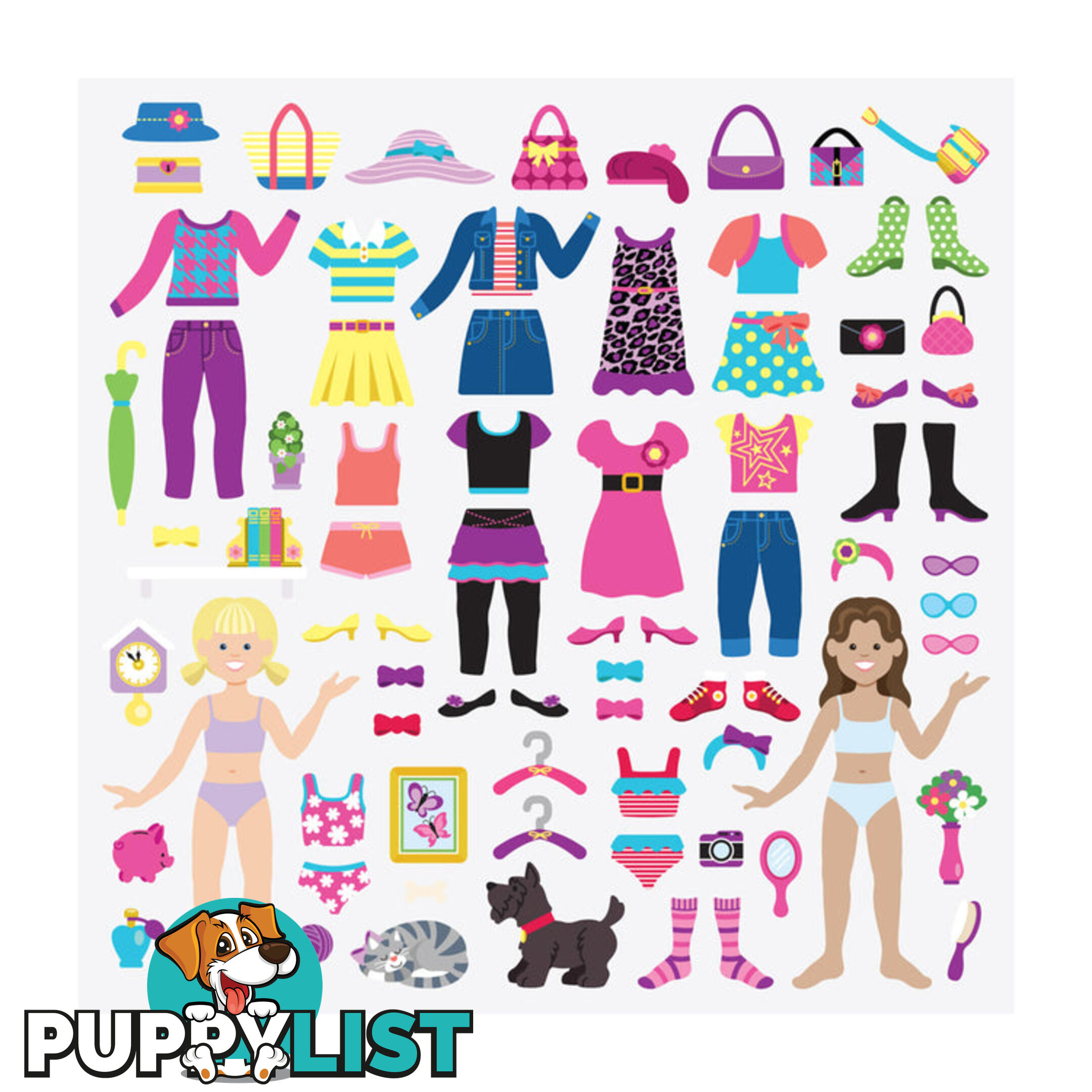 Melissa & Doug - Puffy Stickers Play Set: Dress-up - Mdmnd2195 - 000772021951