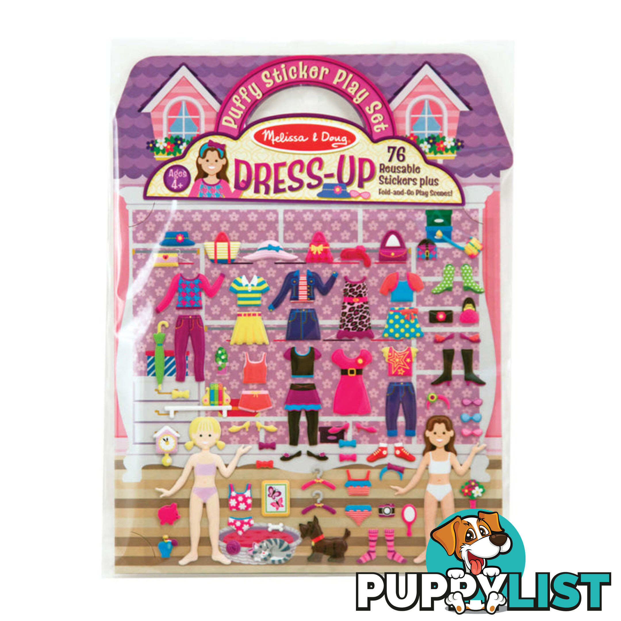 Melissa & Doug - Puffy Stickers Play Set: Dress-up - Mdmnd2195 - 000772021951