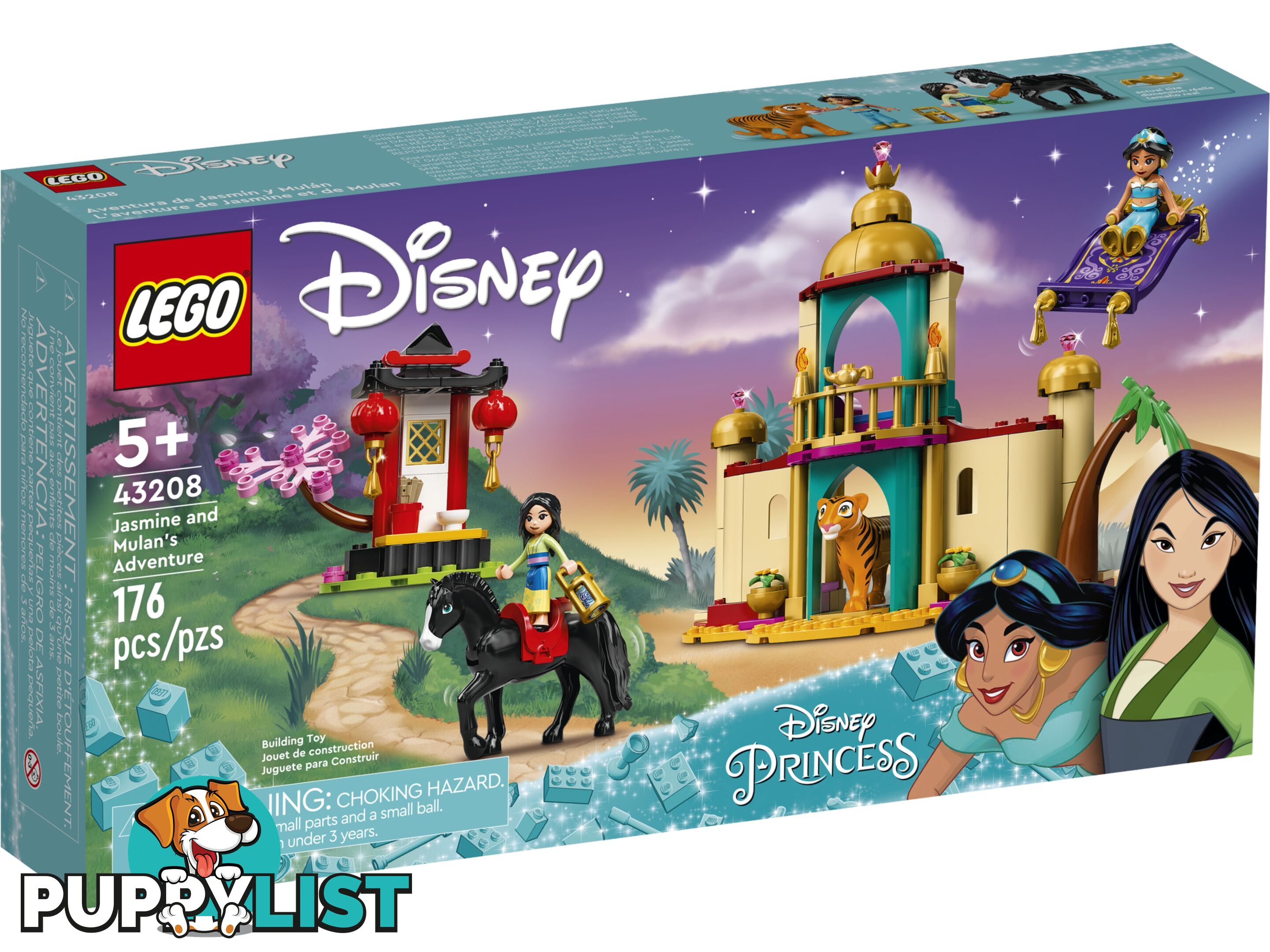 LEGO 43208 Jasmine and Mulanâ€™s Adventure - Disney Princess - 5702017154350