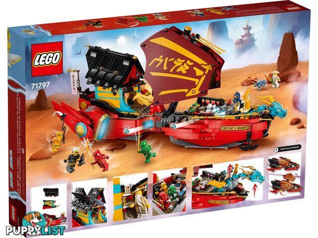 LEGO 71797 Destinyâ€™s Bounty - race against time - Ninjago - 5702017413112