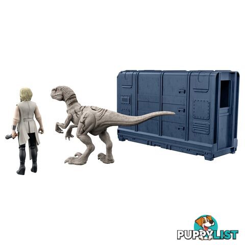 Jurassic World Dominion Release â€˜n Rampage Pack Soyona & Atrociraptor - Mahfg63 - 194735039876