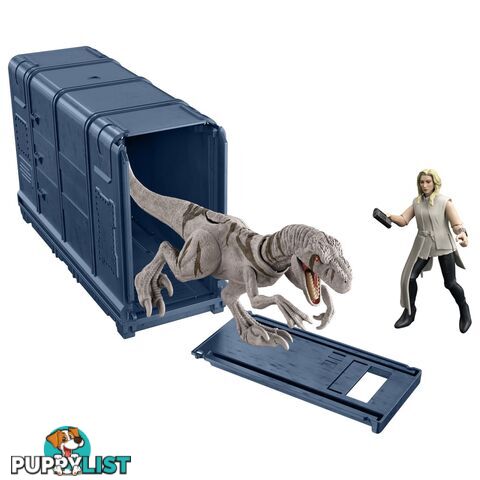 Jurassic World Dominion Release â€˜n Rampage Pack Soyona & Atrociraptor - Mahfg63 - 194735039876