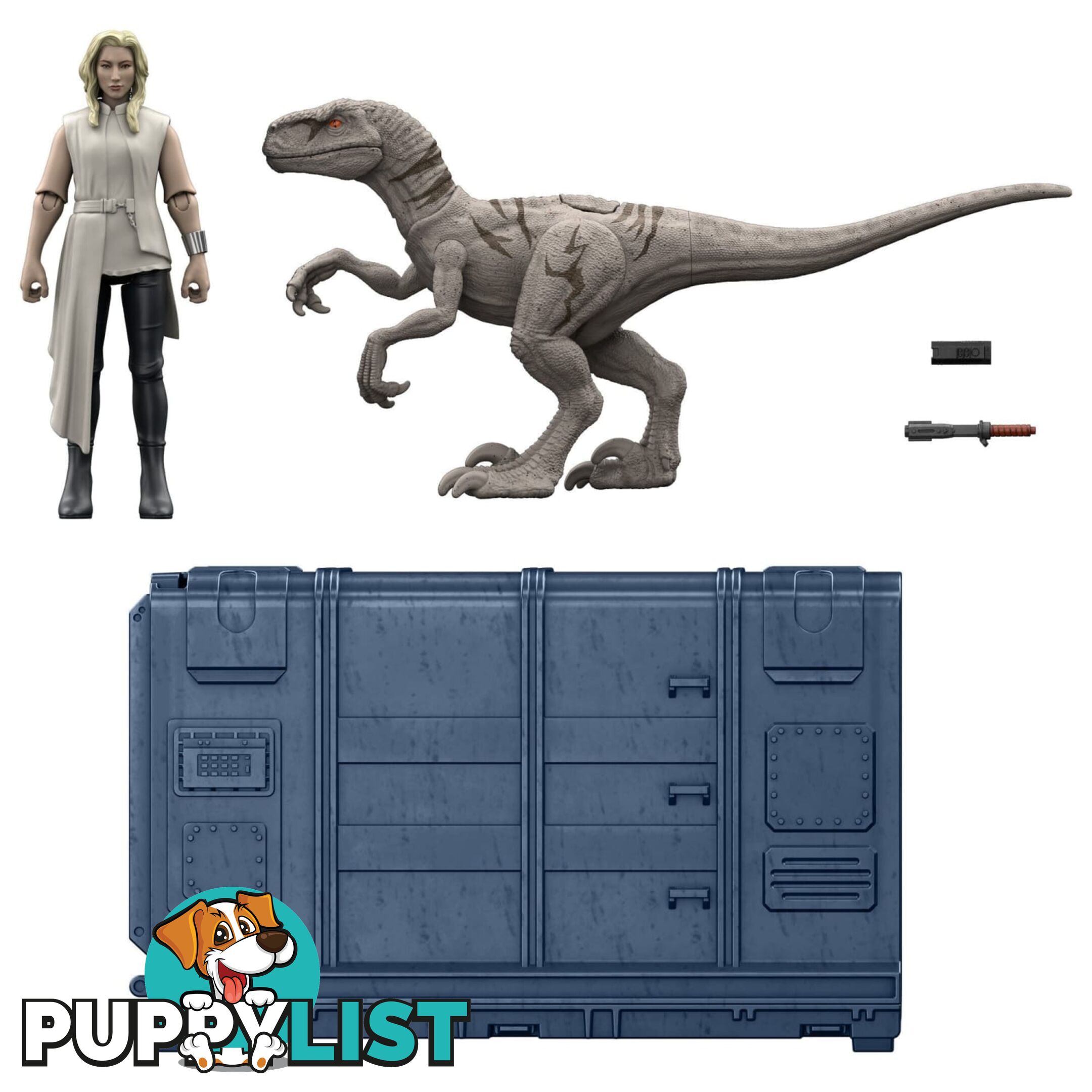 Jurassic World Dominion Release â€˜n Rampage Pack Soyona & Atrociraptor - Mahfg63 - 194735039876