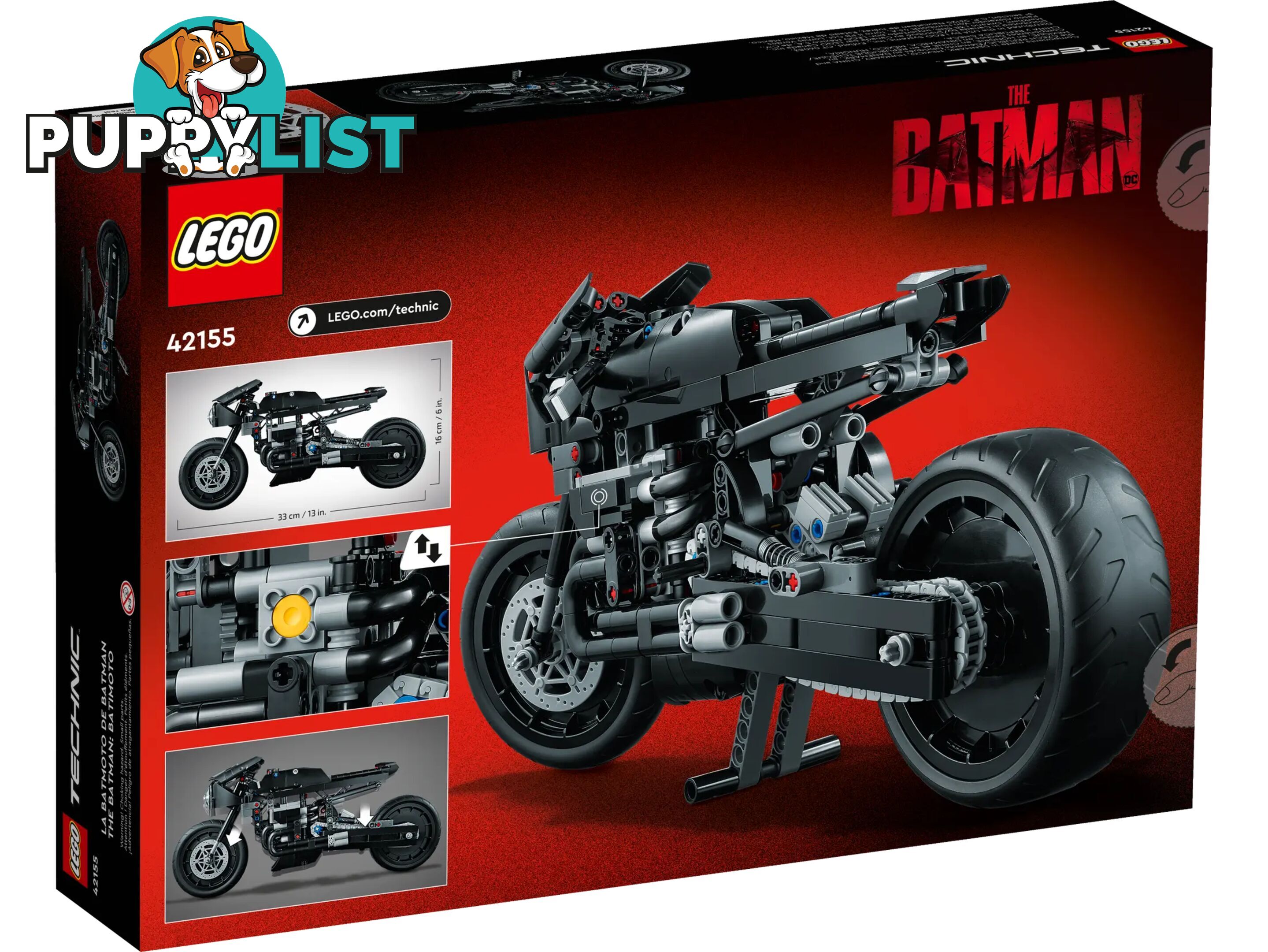 LEGO 42155 THE BATMAN - BATCYCLEâ„¢ - Technic - 5702017424750