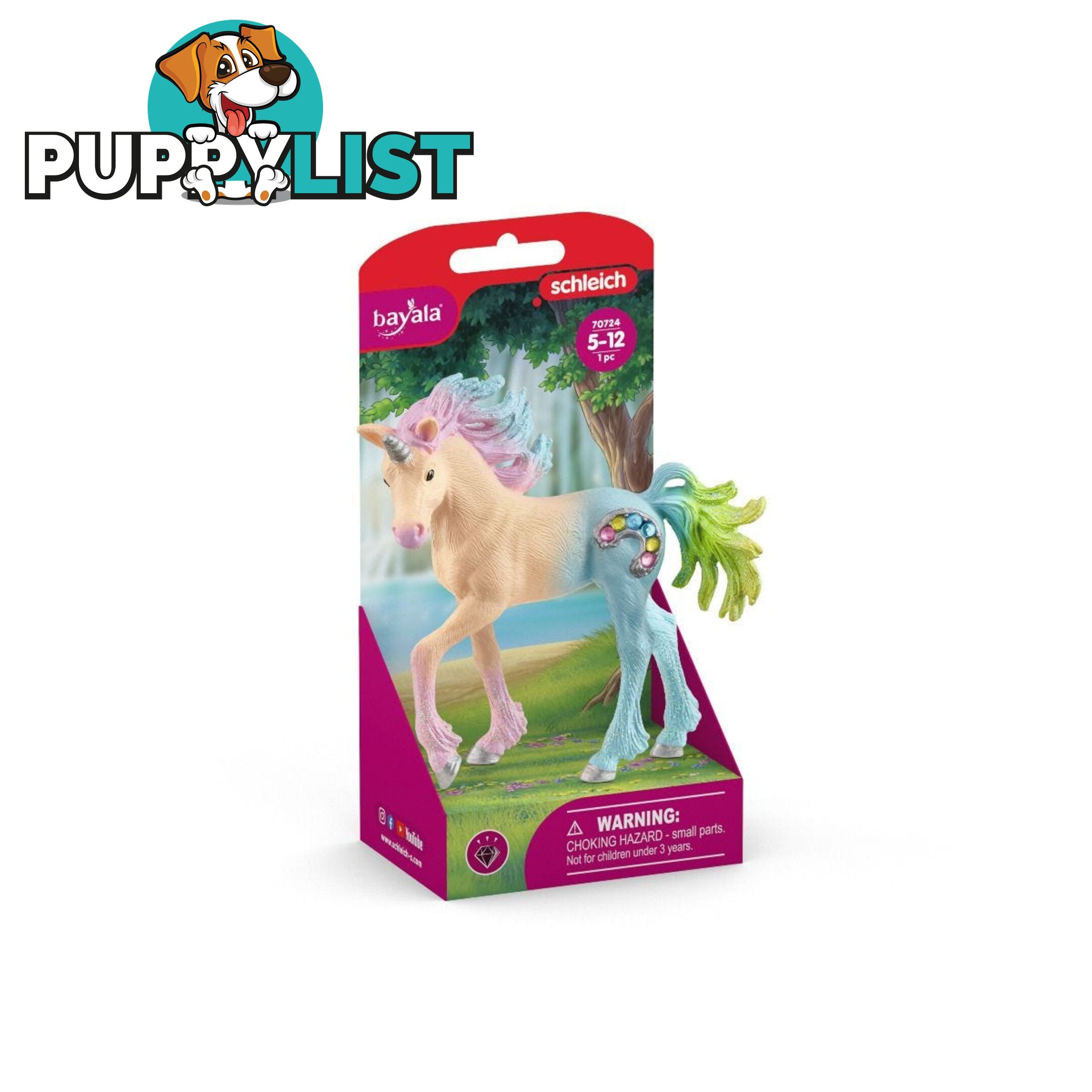 Schleich - Marshmallow Unicorn Foal Figurine - Mdsc70724 - 4059433467412