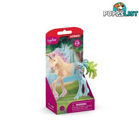 Schleich - Marshmallow Unicorn Foal Figurine - Mdsc70724 - 4059433467412