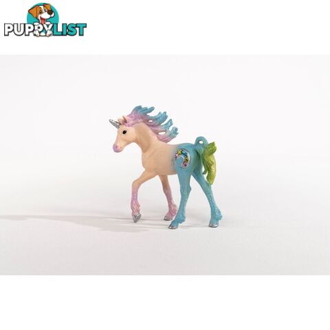 Schleich - Marshmallow Unicorn Foal Figurine - Mdsc70724 - 4059433467412