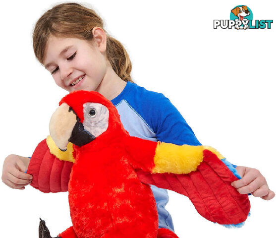 Wild Republic - Artist Collection Scarlett Macaw 15'' Plush Scarlet - Wr27440 - 092389274400