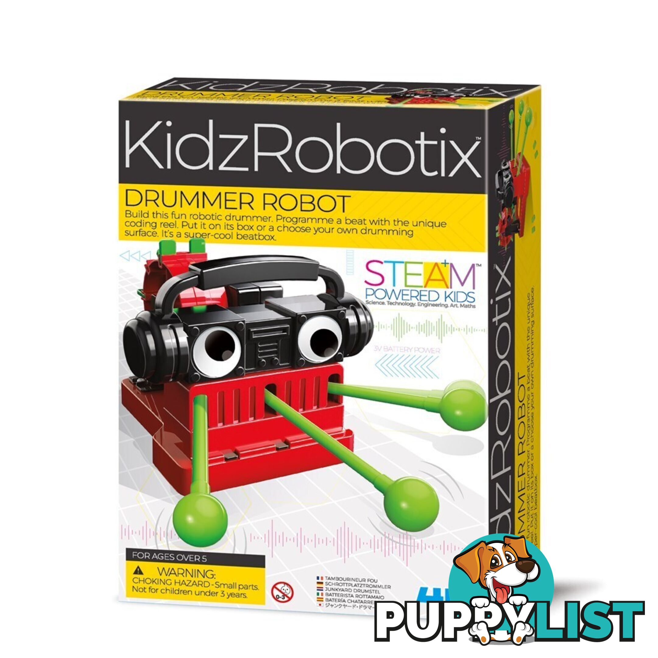 4m - Kidzrobotix - Drummer Robot - Johnco - G3442 - 4893156034427