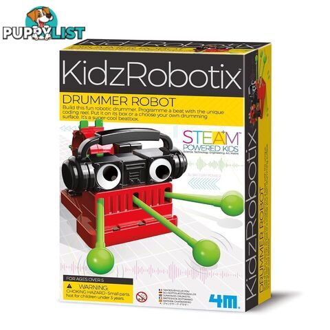 4m - Kidzrobotix - Drummer Robot - Johnco - G3442 - 4893156034427