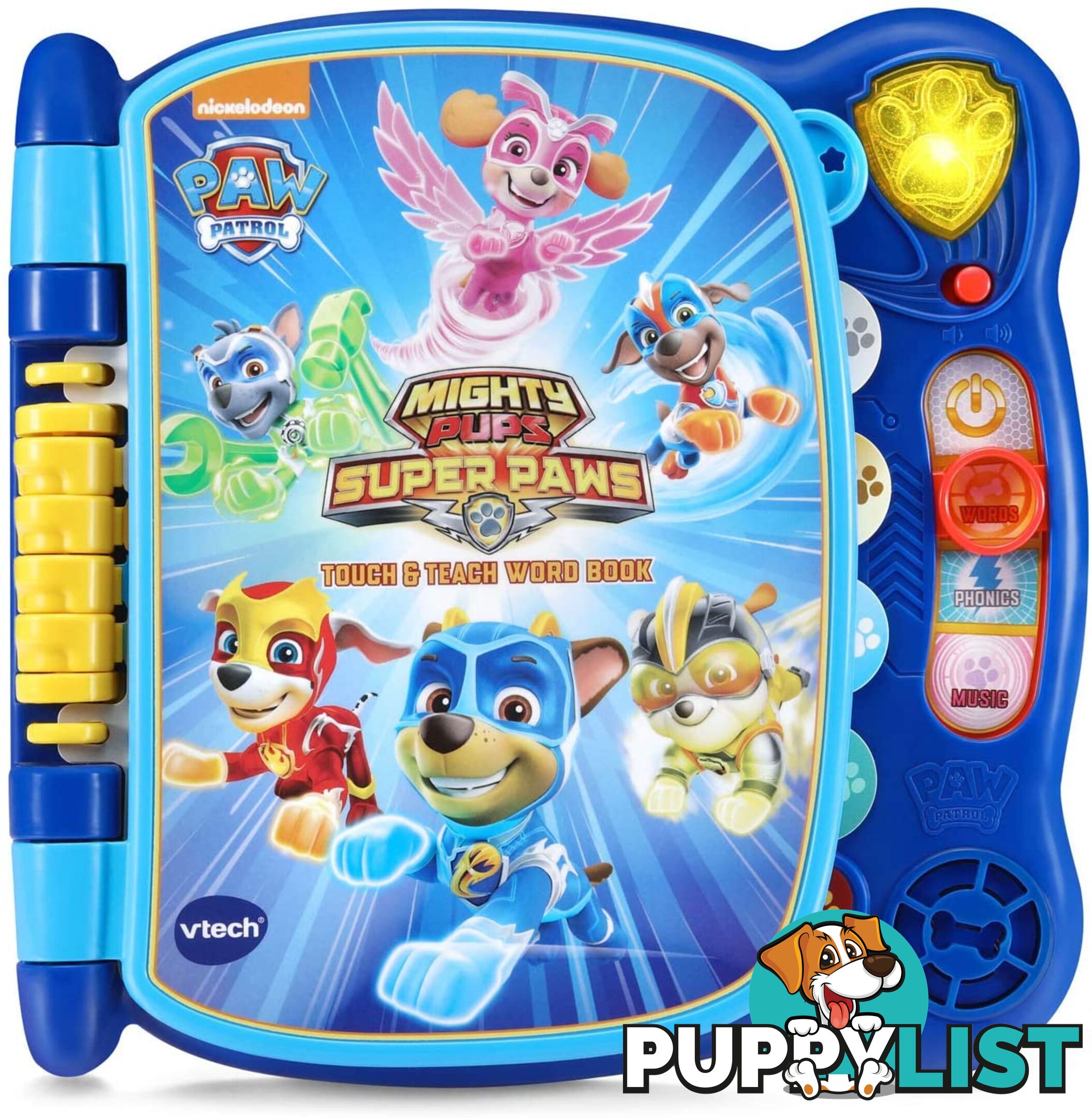 Paw Patrol â€“ Mighty Pups Touch And Teach Word Book Vtech Tn80530700 - 3417765307003