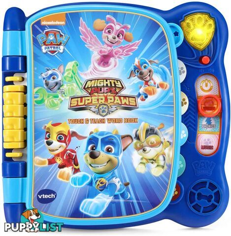 Paw Patrol â€“ Mighty Pups Touch And Teach Word Book Vtech Tn80530700 - 3417765307003