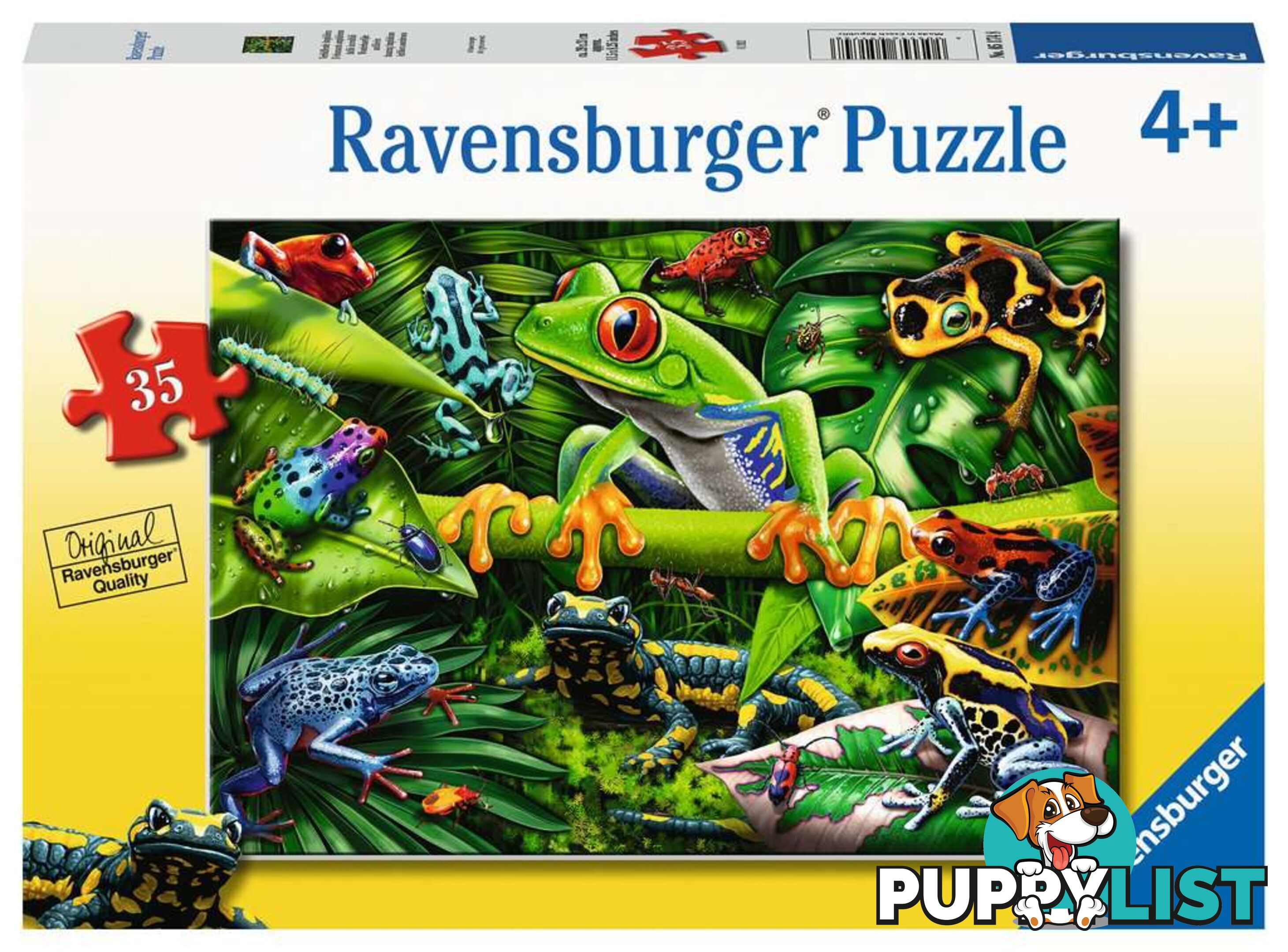 Ravensburger - Amazing Amphibians Jigsaw Puzzle 35pc Rb05174 - 4005556051748