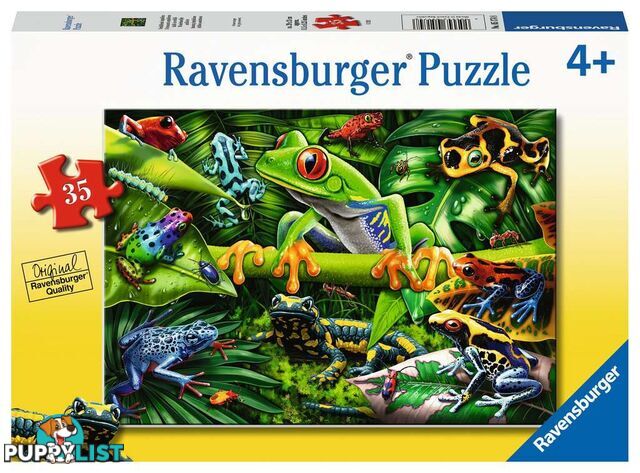 Ravensburger - Amazing Amphibians Jigsaw Puzzle 35pc Rb05174 - 4005556051748