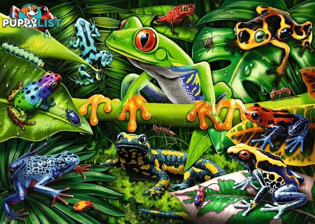 Ravensburger - Amazing Amphibians Jigsaw Puzzle 35pc Rb05174 - 4005556051748