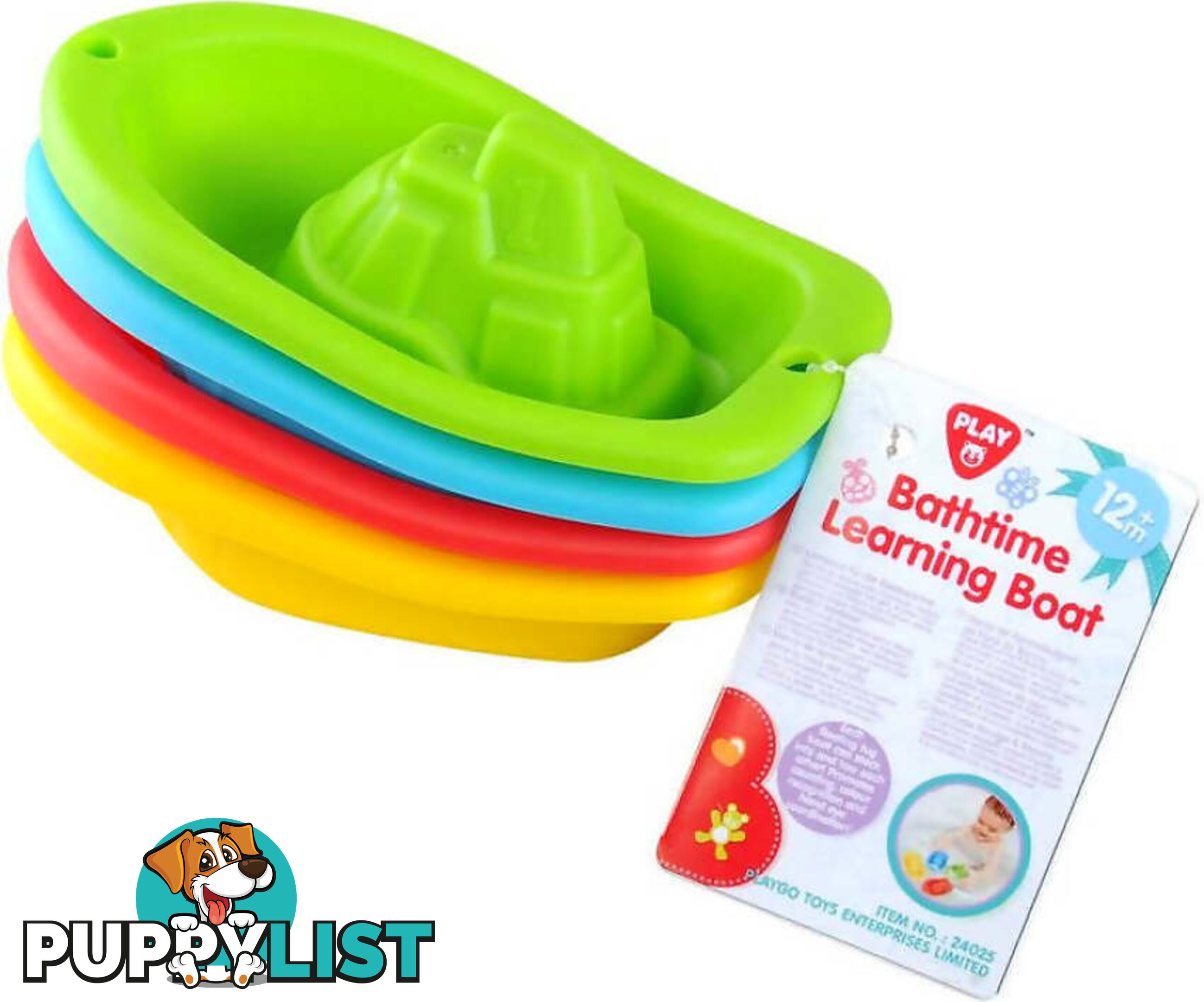 Playgo Toys Ent. Ltd. - Bathtime Learning Boat - Art64844 - 4892401240255