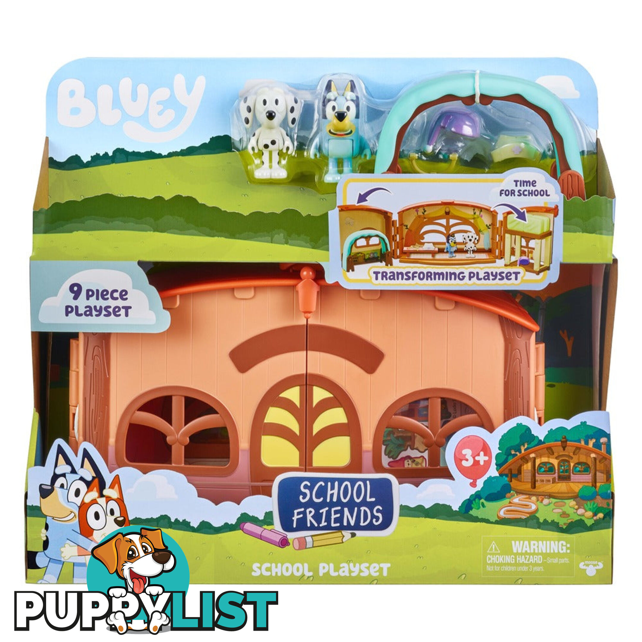 Bluey School Friends Calypso's School Playset - Mj17337 - 630996173374