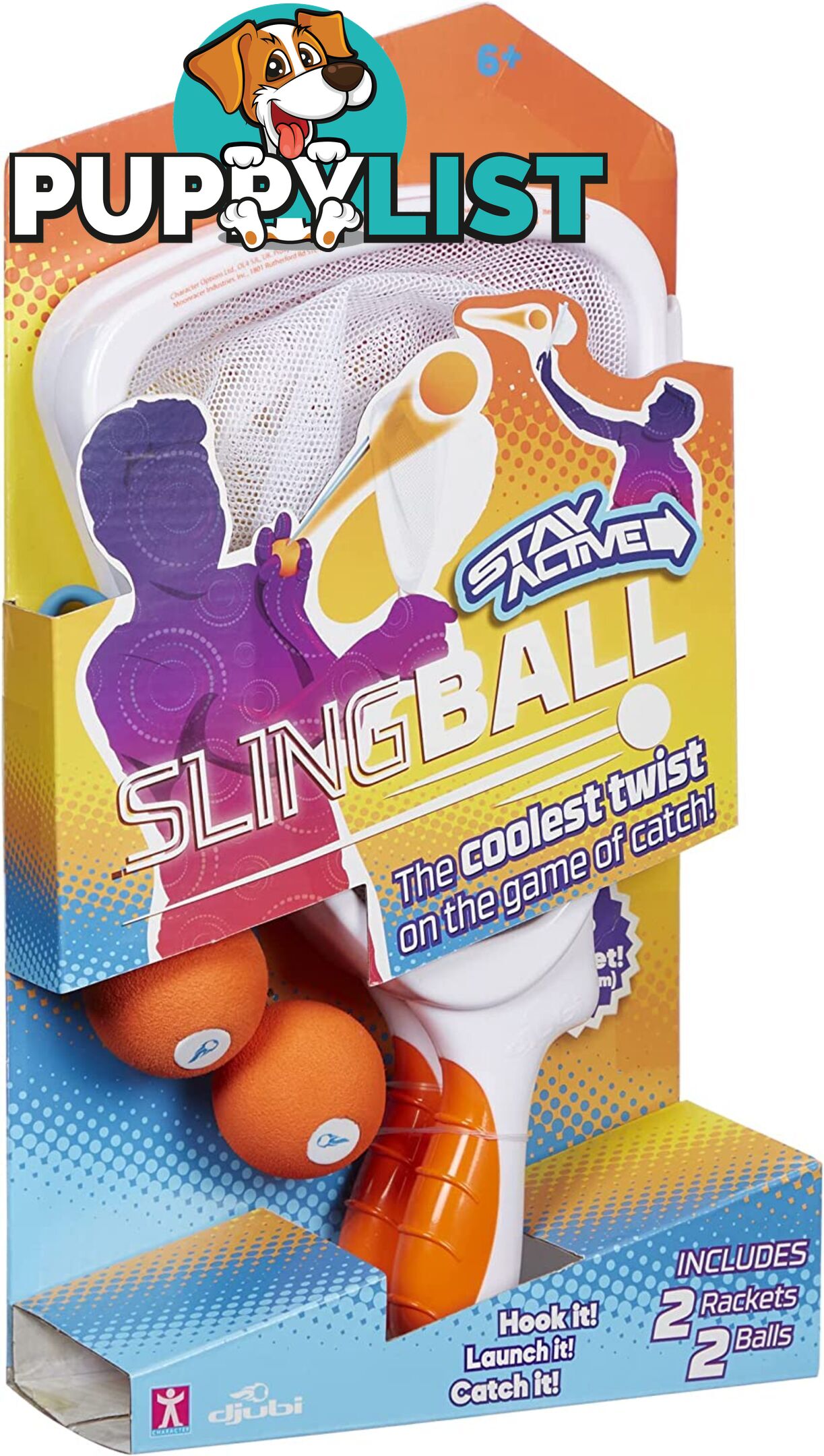 Djubi Slingball Freestyle The Coolest New Twist On The Game Of Catch - Be5002 - 866291000224