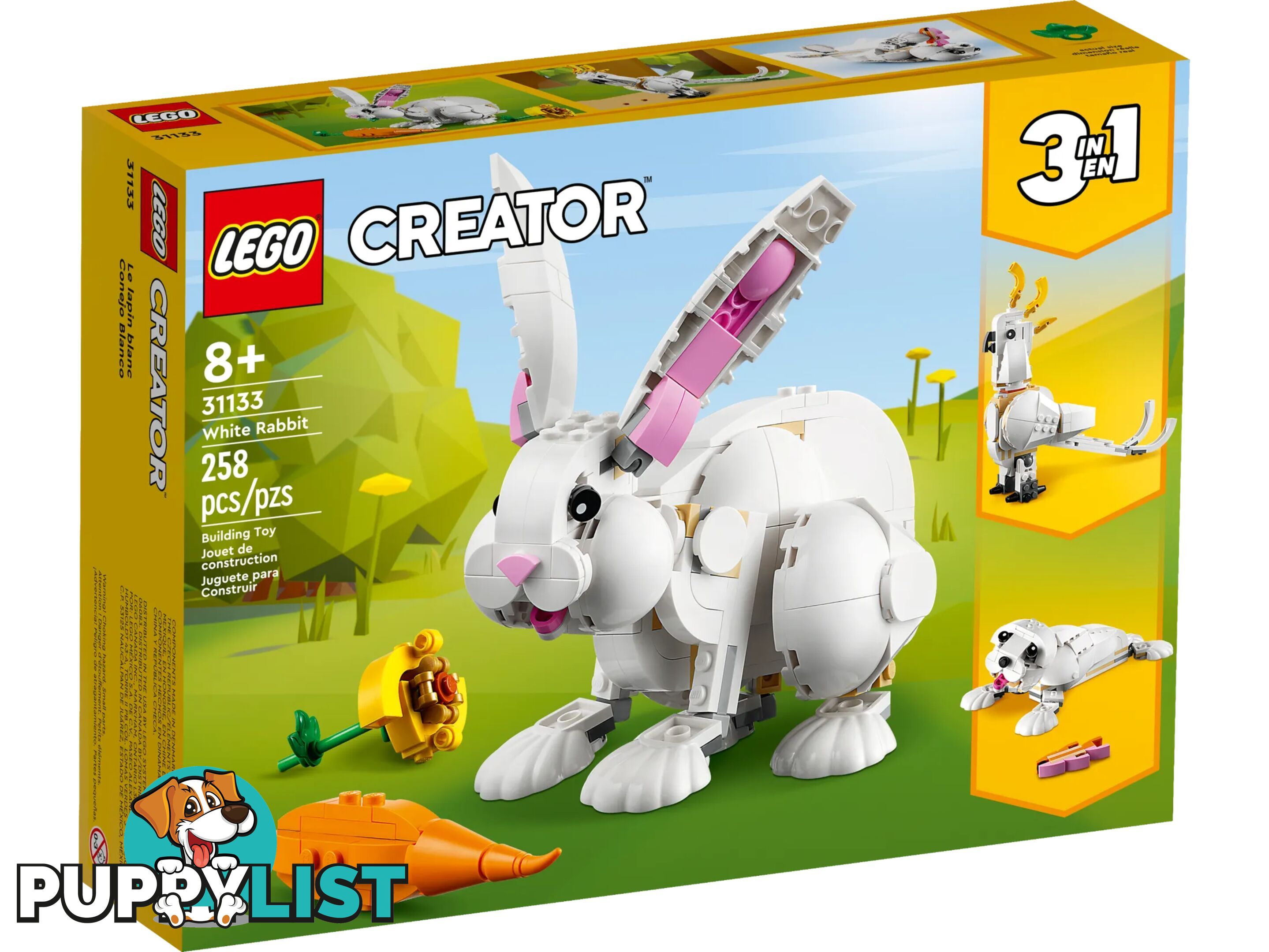 LEGO 31133 White Rabbit - LEGO Creator 3-in-1 - 5702017415864