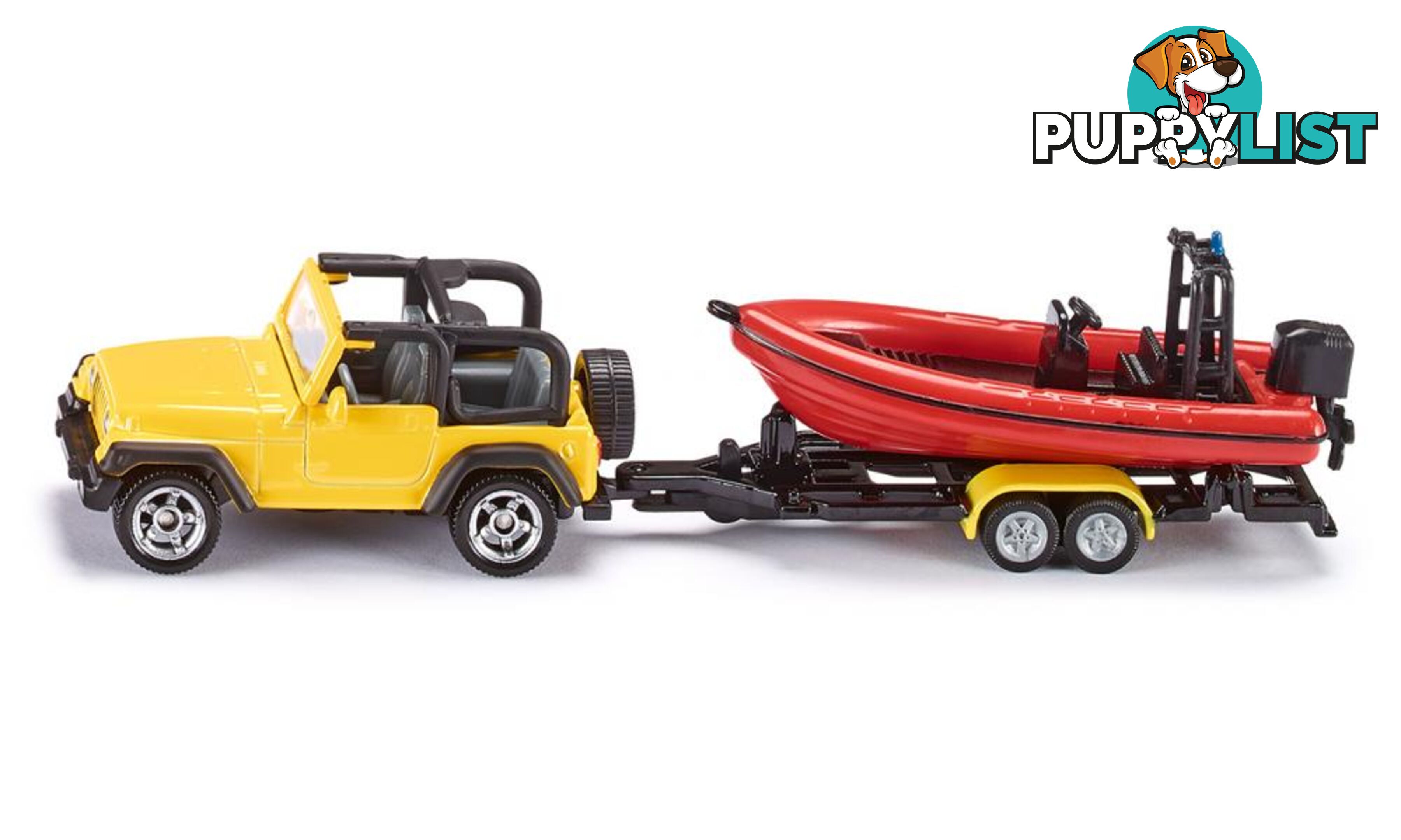 Siku - Jeep With Boat    Si1658 - 4006874016587