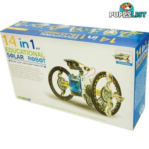 Educational 14 In 1 Solar Robot Kit - Green Energy Jpfs615 - 9322318004992