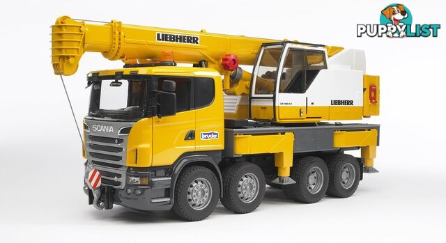 Bruder Scania R-series Liebherr Crane Truck - Bruder Construction 03570 - 4001702035709