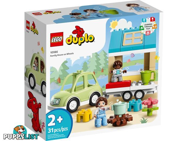 LEGO 10986 Family House on Wheels - Duplo - 5702017417011