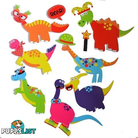 Buddy & Barney - Bath Time Stickers Weird & Wonderful Dinosaurs - Mh Bb169 - 712195455564