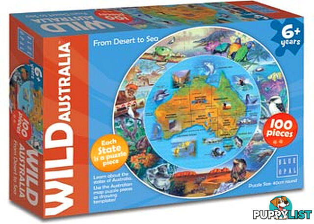 Blue Opal - Wild Australia From Desert To Sea 100 Pieces Jigsaw Puzzle Bl01976 - 0633793019760