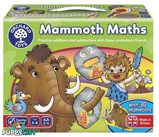 Orchard Toys -  Mammoth Math Game Mdoc098 - 5011863000910