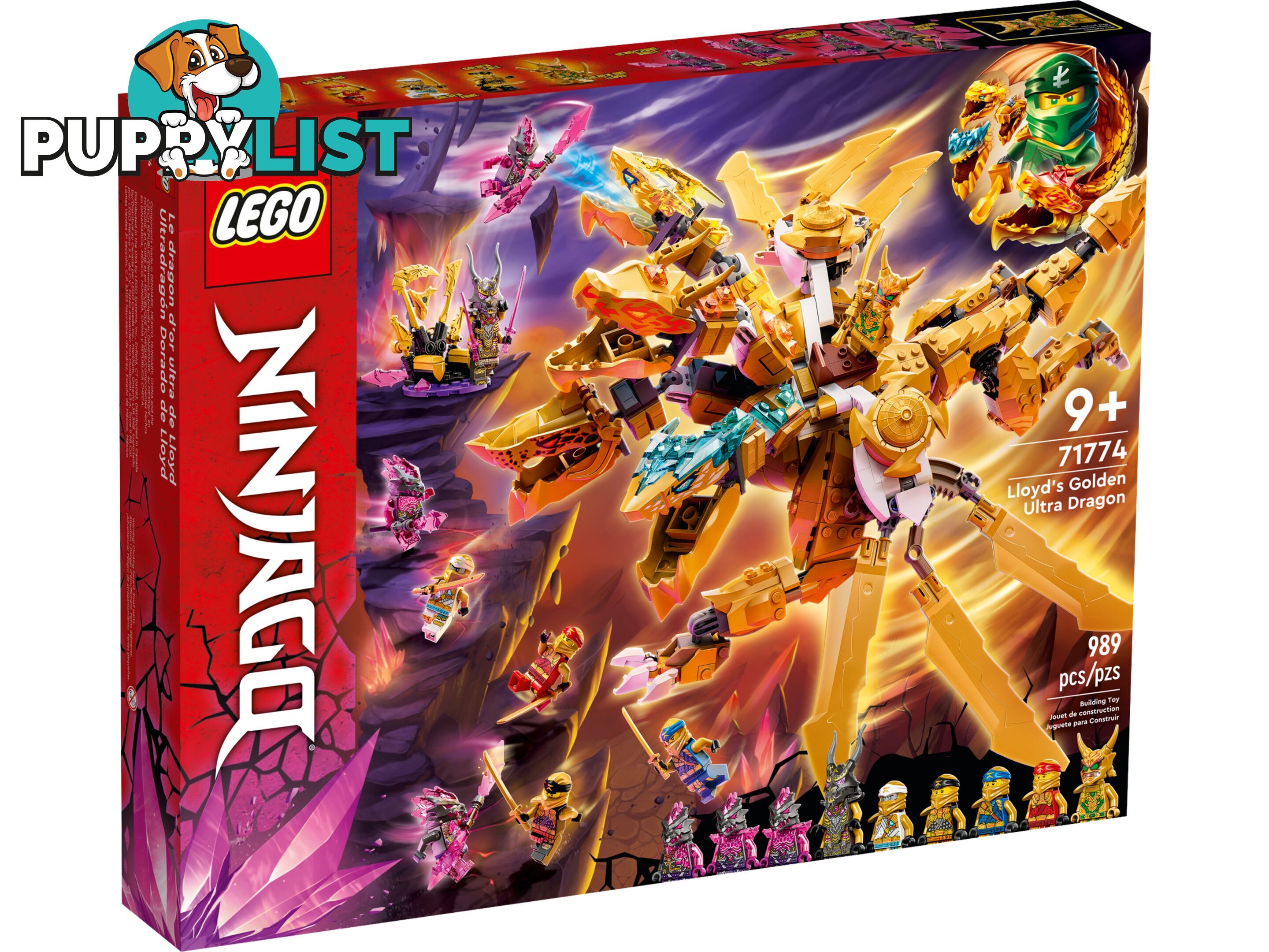 LEGO 71774 Lloydâ€™s Golden Ultra Dragon - Ninjago - 5702017152066